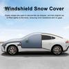 Защитный чехол для лобового стекла от снега с магнитным креплением, водонепроницаемый, простая установка, универсальный размер, для тяжелых автомобилей, грузовиков, защитный чехол для лобового стекла
