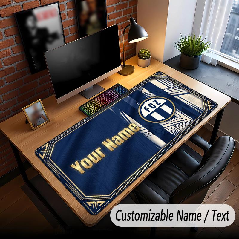 Large Mouse Pad FC Zürich Print Custom Name Text Desk Mat for Office Gaming