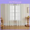Современная однотонная светопропускающая штора для спальни, гостиной, полупрозрачная