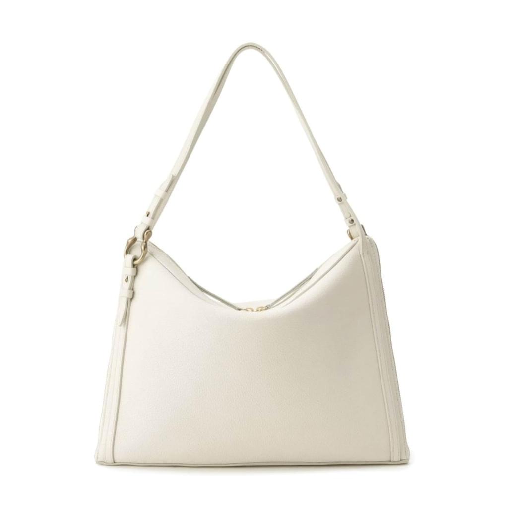 Toff Loadstone Move Soft Shrink Tote One Oyster Cowhide Leather & Bag, Size, White,