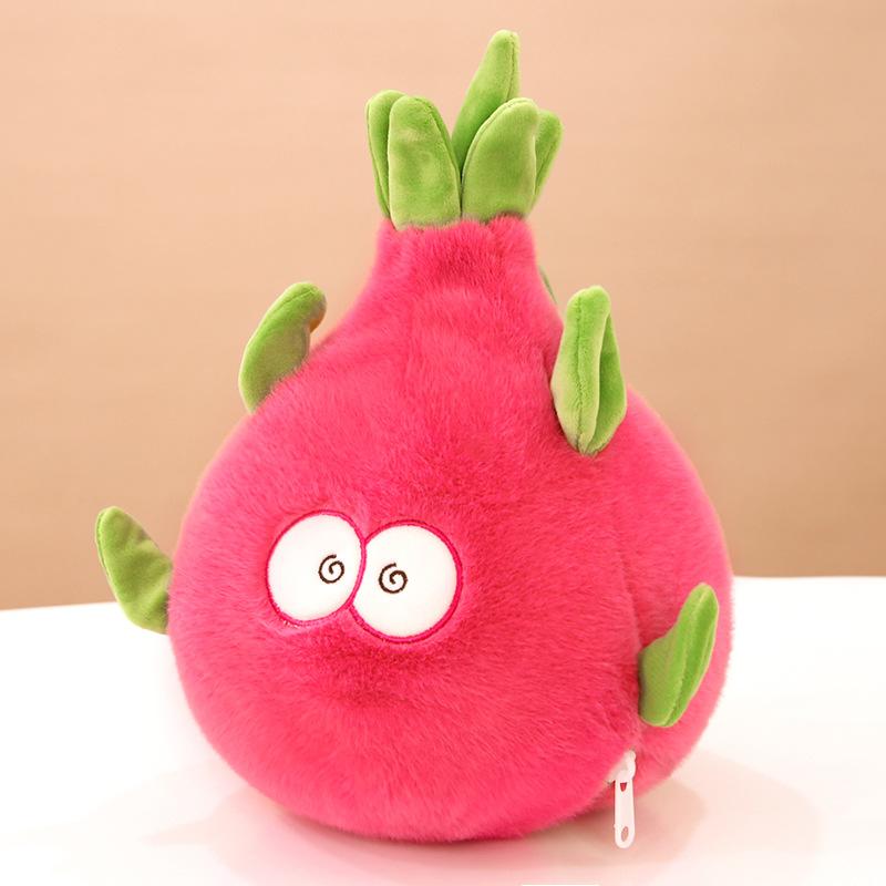 Transformed Into A Small Pitaya Dinosaur Flipping Creative Plush Toy Cute Pink Dinosaur Gift Doll for Girlfriend