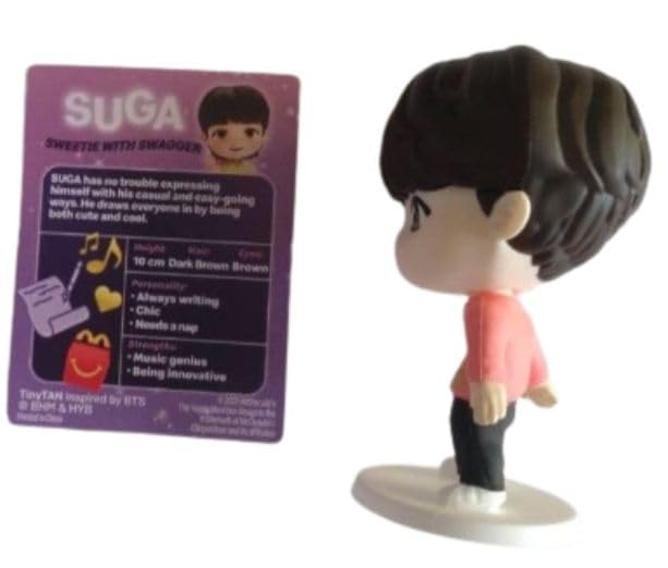 BTS Tiny Tan коллаборация SUGA Юнги Минсуга Юнги эксклюзив для США McDonald's