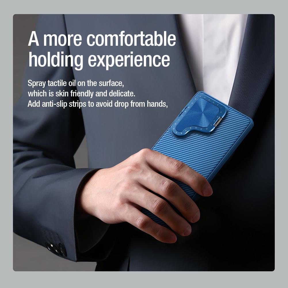 For Samsung Galaxy S25 Ultra Phone Case Nillkin CamShield Prop Magnetic Hard PC+TPU Shell Shockproof Back Cover