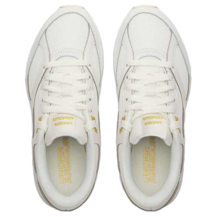 Under Armour Jogger Cushioning And Breathable Low Top Casual Shoes Women's Beige Sneakers 3028388-115