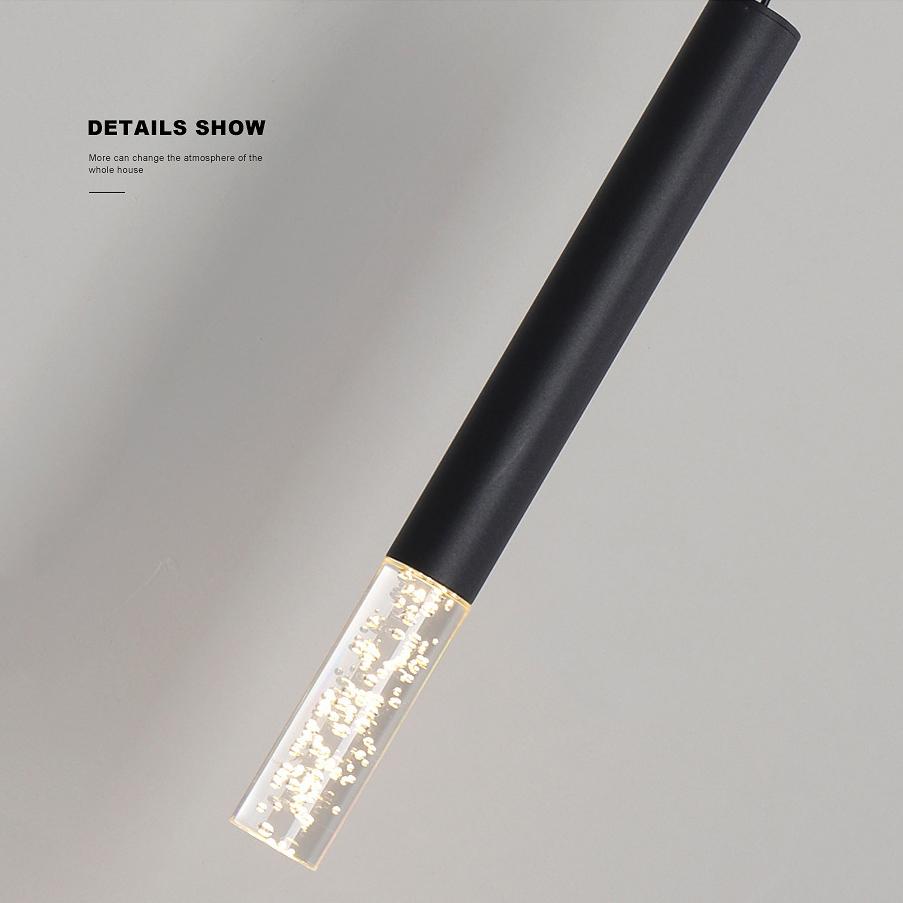 Современные подвесные светильники с длинным кабелем для прикроватной тумбочки, гостиной, освещения фойе, скандинавский светодиодный потолочный подвесной светильник, теплый белый свет