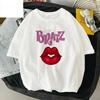 Футболка Bratz Женская Модная Хлопковая Футболка Детская Хип-Хоп С коротким рукавом Футболка с принтом букв Оверсайз Camiseta Hombre Топ для девочек