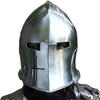 Helmet Barbate  | Viking War Knight Helmet Armor | Barbate Medieval Helmet for Cosplay | Wearable