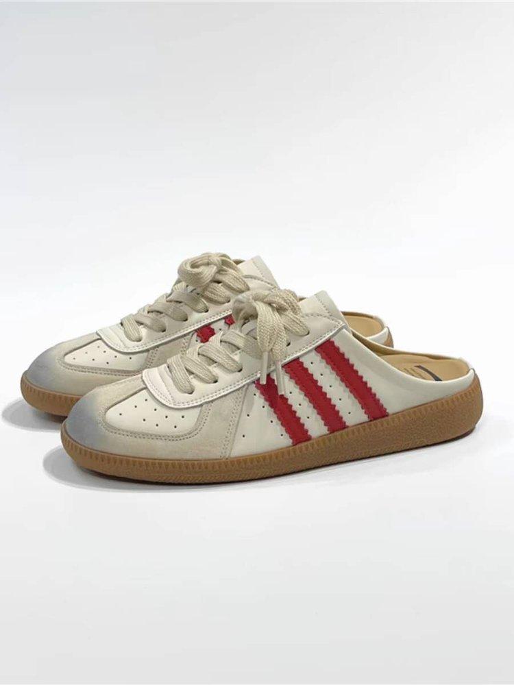 Ретро старые полированные туфли-полусапожки с плоской подошвой, женские, новые 2025 года, универсальная верхняя одежда, удобные, без каблука, белые туфли