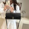 Shoulder Bag Women's 2025 Spring New Woven Pattern Handbag Fashionable Versatile Simple High Sense Commuter Messenger Bag