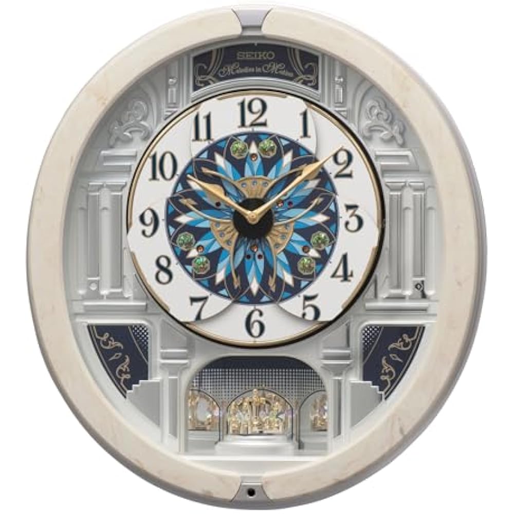 Seiko Clock Wall Clock, Quartz Clock, Mechanical Clock, Analog, Triple Selection, Melody, 443×405...