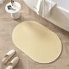 Modern Simple Air Bathroom Anti-slip Mat Bathroom Toilet Door Entrance Water Absorption Quick Drying Floor Mat Household Diatom Mud Floor Mat