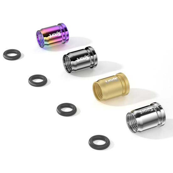 4 шт. блокирующие колпачки для стержней клапанов автомобильных шин, противоугонные крышки для стержней клапанов колес с резиновым уплотнением, универсальные чехлы для воздушных стержней шин