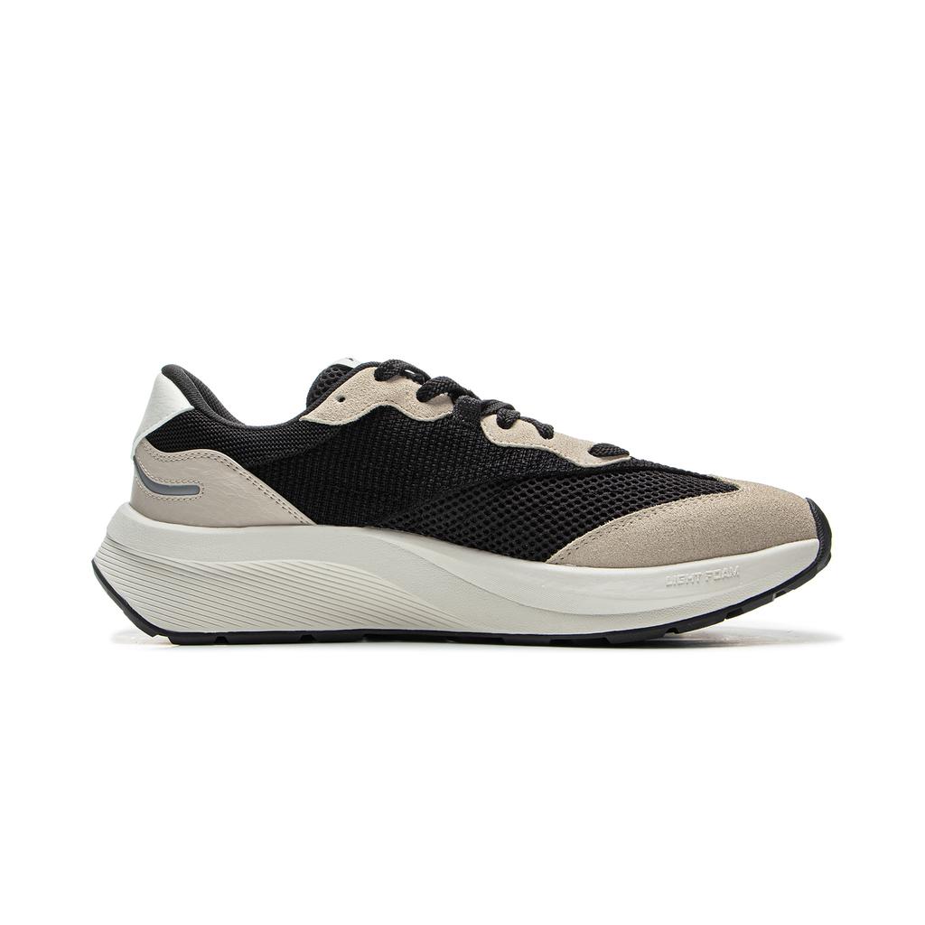 Li Ning Zheng Rong M500 Versatile Retro Thick Sole Fashion Trend Shock Absorption Non-Slip Wear-Resistant Support Low-Top Casual Shoes AGCV069-2