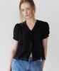 LETTERA Frill Short Sleeve Blouse
