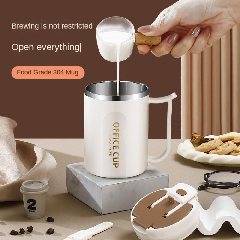 Термостойкая изолированная кофейная чашка с соломой, молочная чашка для чая, модная термокружка для путешествий