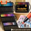 Набор из 24 акриловых маркеров True Color, штабелируемых, нетоксичных - Маленькая черная коробка