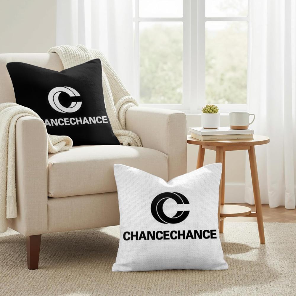 Brand Design CChancechance Cushion Cover Natural Linen Organic Fabric DoubleSided Printing Couch Pillow Covers Home Decor