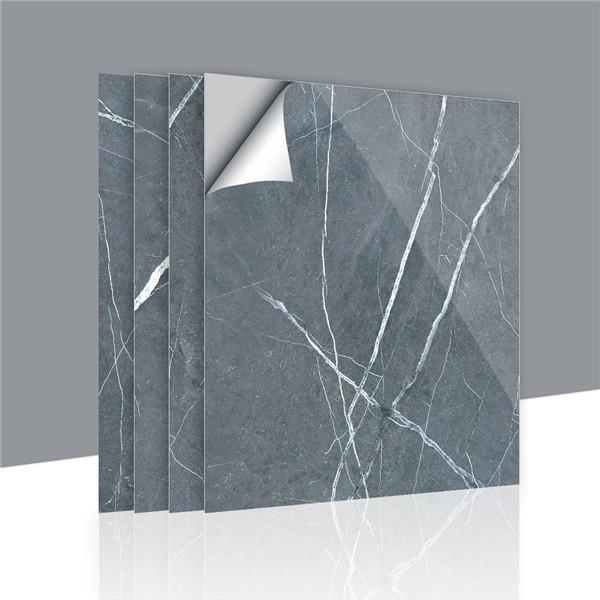 4PCS Of Set Modern Waterproof Wall Stickers Self Adhesive Tiles Sticker Floor Stickers Marble Bathroom Livingroom Bedroom PVC Home Decor