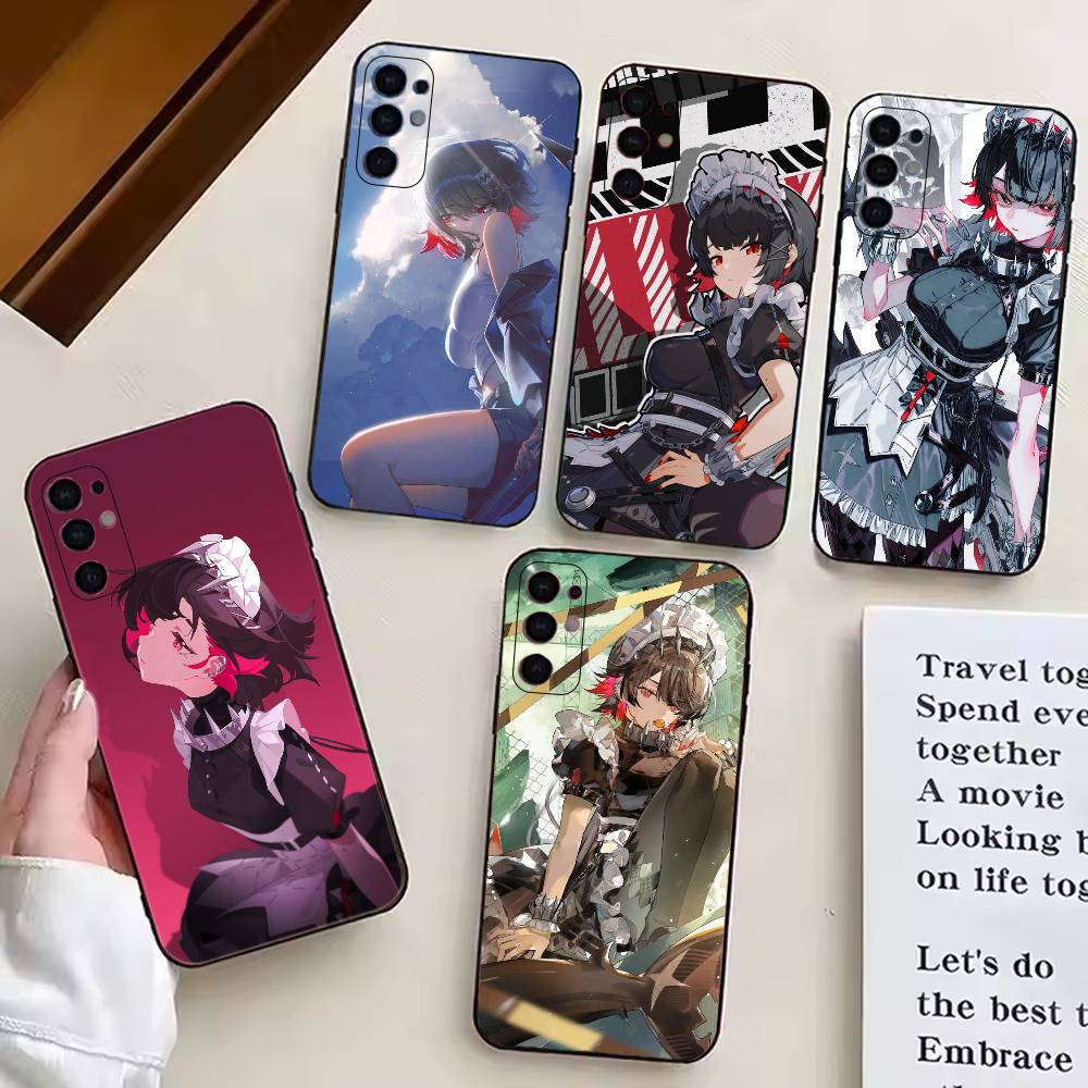 Zenless Zone Zero E-Ellen Joe Phone Case Black Silicone Soft For Samsung S25,S24,S21,S22,S23,S30,Ultra,S20,Plus,Fe,Lite