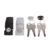 High Quality Cabinet Black Coated Metal Hasp Latch Dk604 Security Toggle Lock With Two Keys