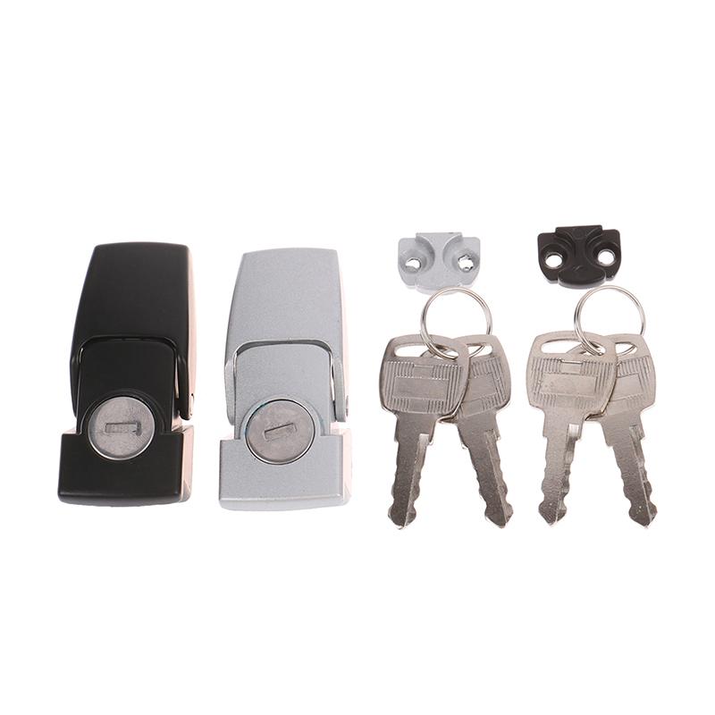High Quality Cabinet Black Coated Metal Hasp Latch Dk604 Security Toggle Lock With Two Keys