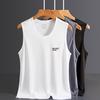 Men's Casual Tank Summer Bodybuilding Fitness Muscle Singlet Man's Clothes Sleeveless Slim Fit Vest Mesh Quick-Drying Vest Hot
