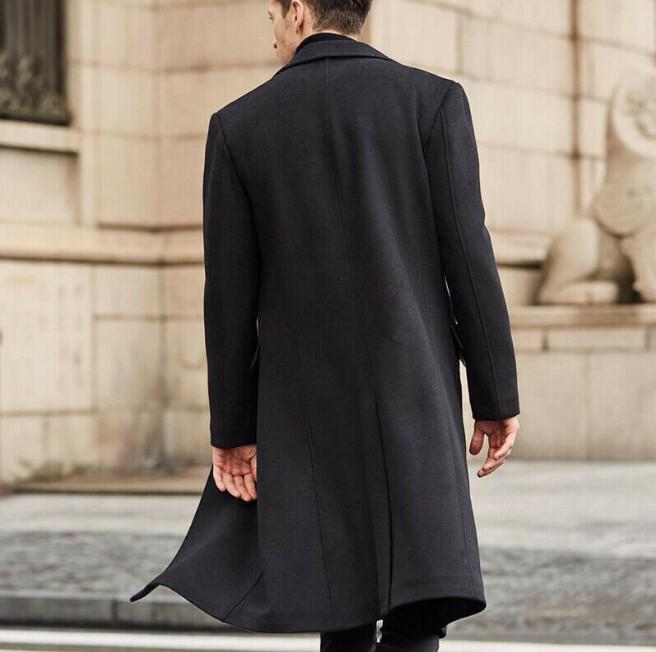 Available Now: New Five-Color Men's Woolen Trench Coat