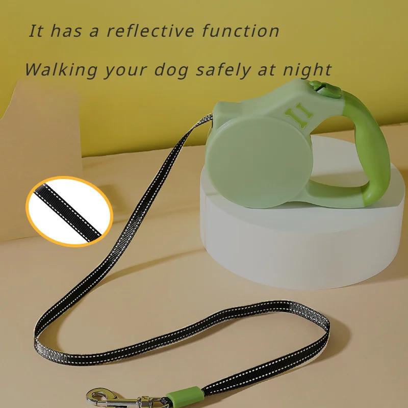 Поводок для собак Тедди Померанский шпиц Корги Товары для животных Поводок для собак малого и среднего размера Универсальный выдвижной поводок для выгула собак