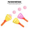 Поп Кэтч Болл Игра Тренировка Сенсорная Интерактивная Улучшает Моторику Игра с Ловлей Мяча Корзина для Ловли Мяча для Игр в Помещении и на Улице Желтый Розовый