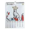 Monthly Cat Wall Calendar 2025 Ugly Medieval Cat Calendar Organizer Cat Lover's Daily Calendar Schedule Planner Home Decoration