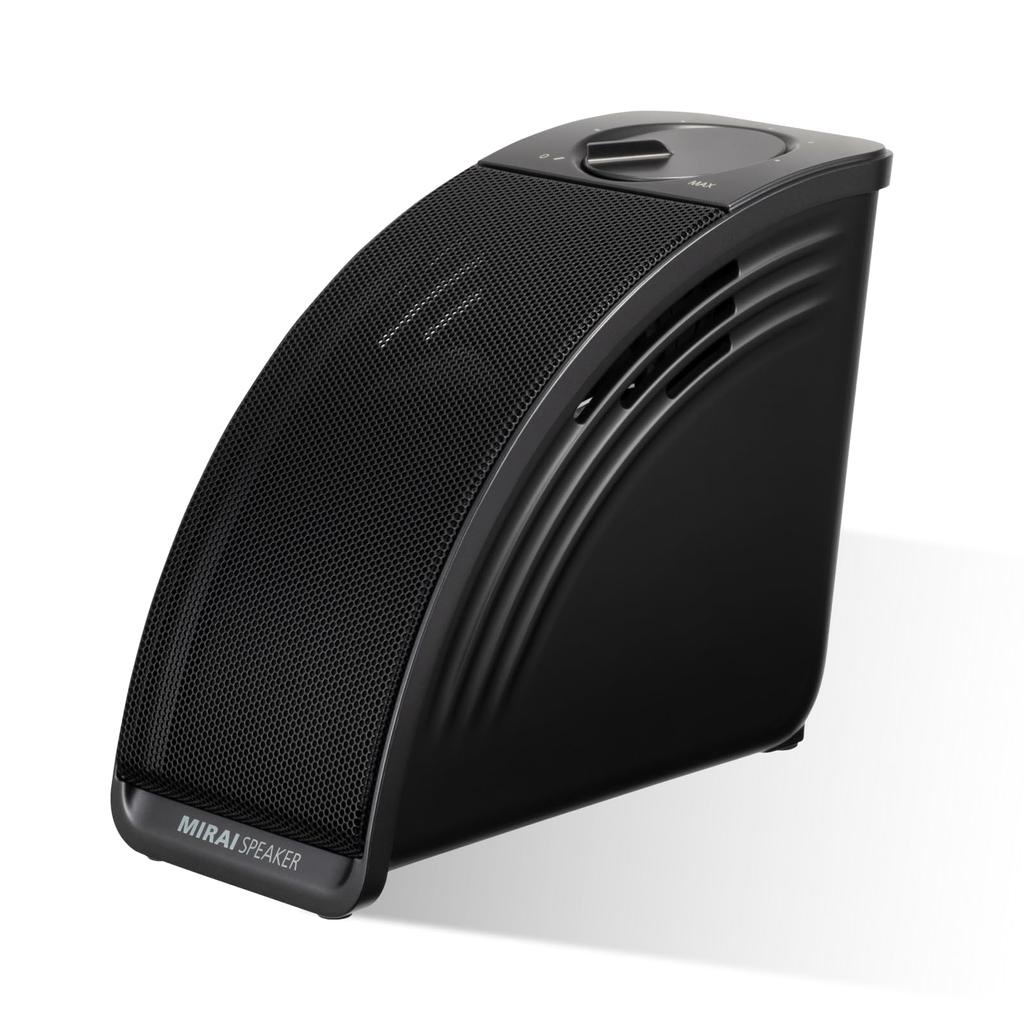 Mirai Speaker Mini SF-MIRAIS7, an Evolved Handheld Speaker That Lets You Hear TV Talk Clearly Without Turning Up the Volume. Wired Connection with