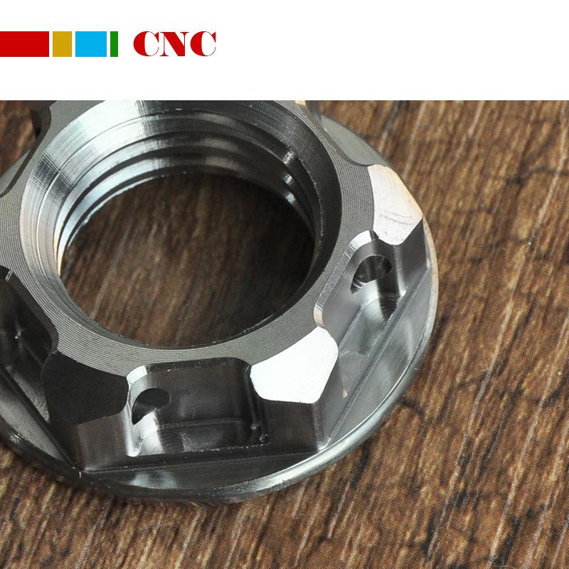 Modification Rear Axle Titanium NUT for Motorcycle Rear Axle Nut M18 M20 M22 M24