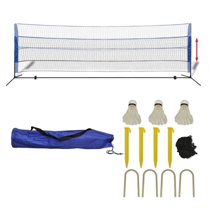 VidaXL Badminton Net with Shuttlecocks 500 X 155 Cm