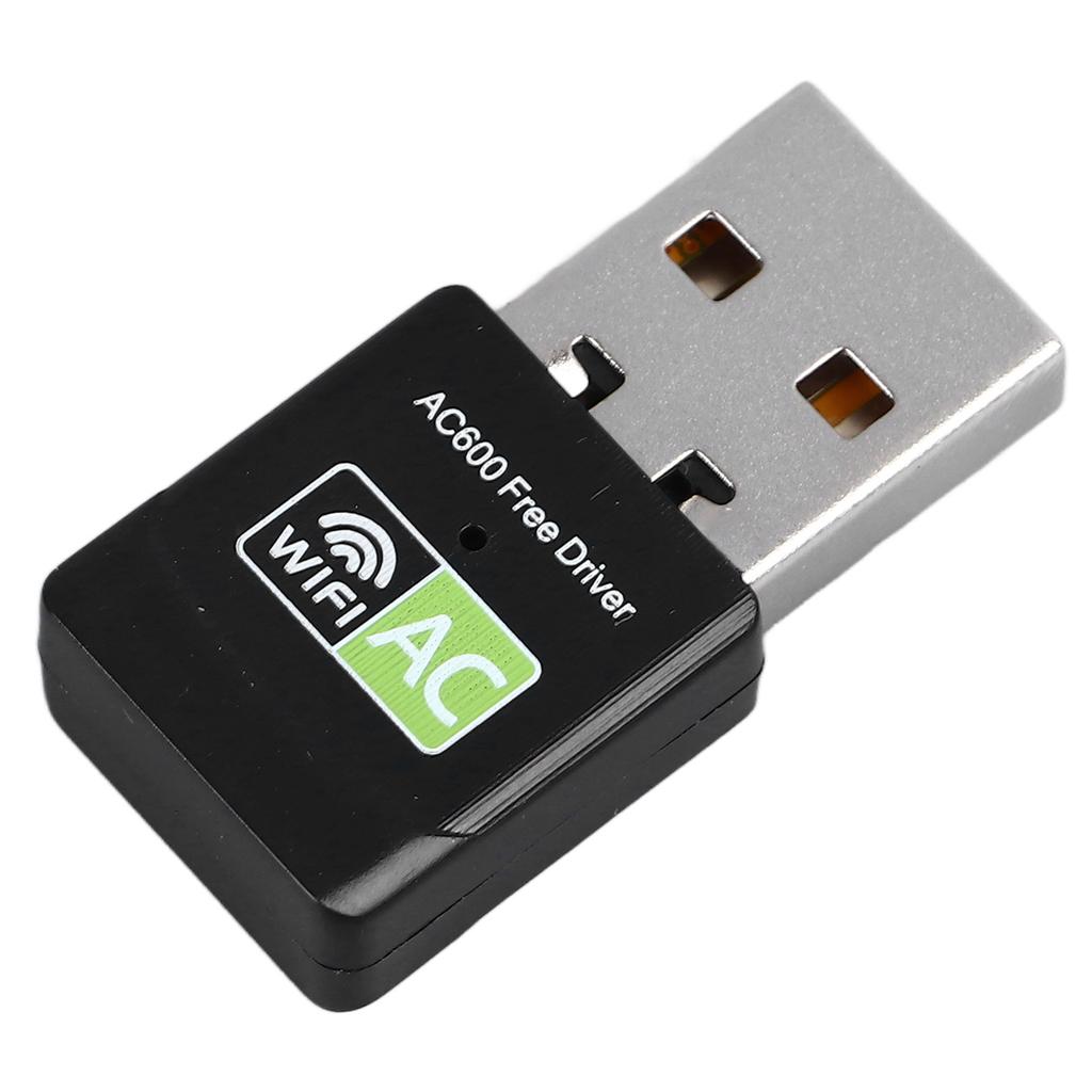USB WiFi адаптер 2.4G 5.8G двухдиапазонный 600 Мбит/с высокая скорость передачи стабильное соединение беспроводной
