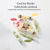 Силиконовая форма для льда Strip Ice Box, автономный магнит для холодильника Ice Box, подходит для виски, коктейлей, соков(6 ящиков для льда, 1 магнит)