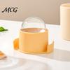 Spherical Ice Mold Silicone Ball Maker Cup, Easy Release Freezer Sphere Mold, Cup Food Grade Whiskey Cocktail Drinks Making for Kitchen Leak-proof