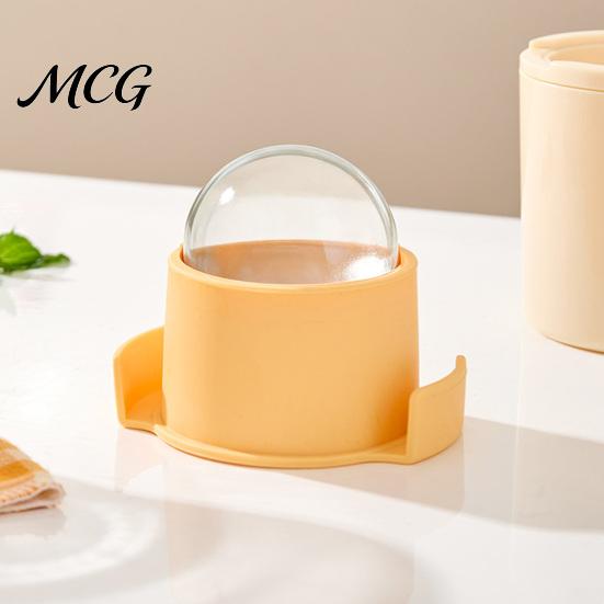 Spherical Ice Mold Silicone Ball Maker Cup, Easy Release Freezer Sphere Mold, Cup Food Grade Whiskey Cocktail Drinks Making for Kitchen Leak-proof