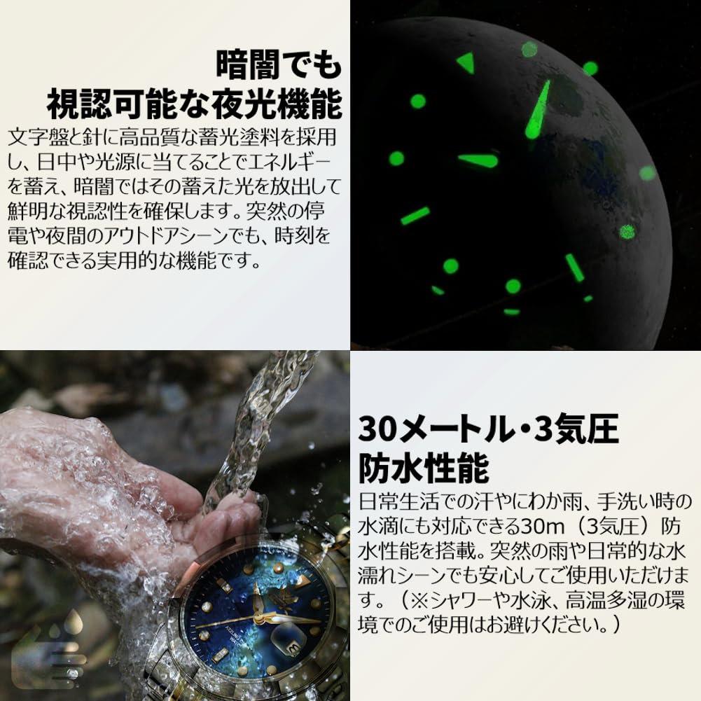 OPK Кварцевые с датой Светящиеся из нержавеющей стали Белые женские часы, Модные, Популярные, Повседневные, Элегантные, Легкие, Легко читаемые, Отображение,