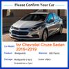 Брызговики для Chevrolet Cruze Sedan 2016 2017 2018, брызговики, крылья, передние и задние колеса, 4x автомобиль