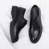 Men Platform High Heel 5/8/10 CM Height Growth Formal Men Derby Artificial Leather Business Shoe Man Oxford Elevator Dress Shoes
