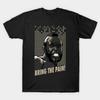 Мужская черная футболка с принтом Clubber Lang Brings The Pain - 16-битный трансферный лист без резки Хлопковая футболка
