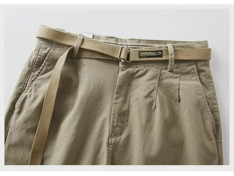 Мужской японский повседневный комбинезон из эластичного хлопка с широкими штанинами - тренд весны/осени