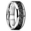 Vintage Viking Celtic Dragon Rings For Men Women Inlay Carbon Fiber Hiphop Men Stainless Steel Rings Wedding Band Jewelry Gifts