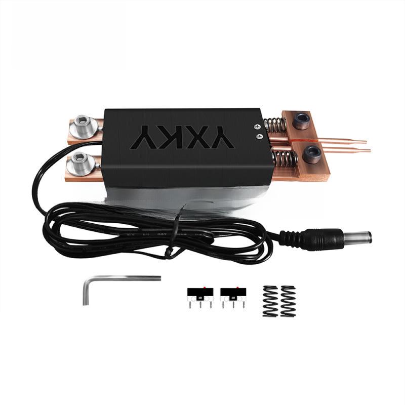 Ручной сварочный аппарат с автоматическим курком для точечной сварки, рассчитанный на аккумулятор 18650, с интегрированной конструкцией для управления одной рукой.