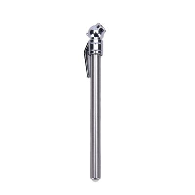 Мини-манометр для шин, цифровой дисплей, Tmps, автомобильный 5-50PSI, серебряный измеритель давления из нержавеющей стали для мотоцикла, ручка для измерения давления в шинах
