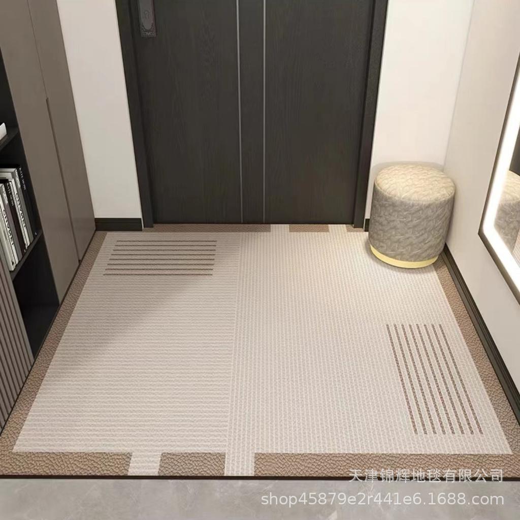 Household Entry Door Entrance Leather Floor Mat, High-Grade Waterproof, Oil-Proof And Dirt-Resistant, Easy To Take Care Of, Leave-In And Cut Foot Mat