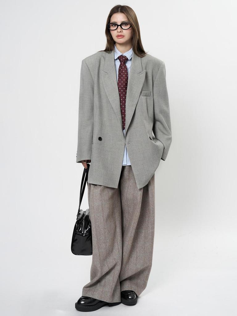 Женский пиджак Louvre Spring Parisian Style с широкими плечами