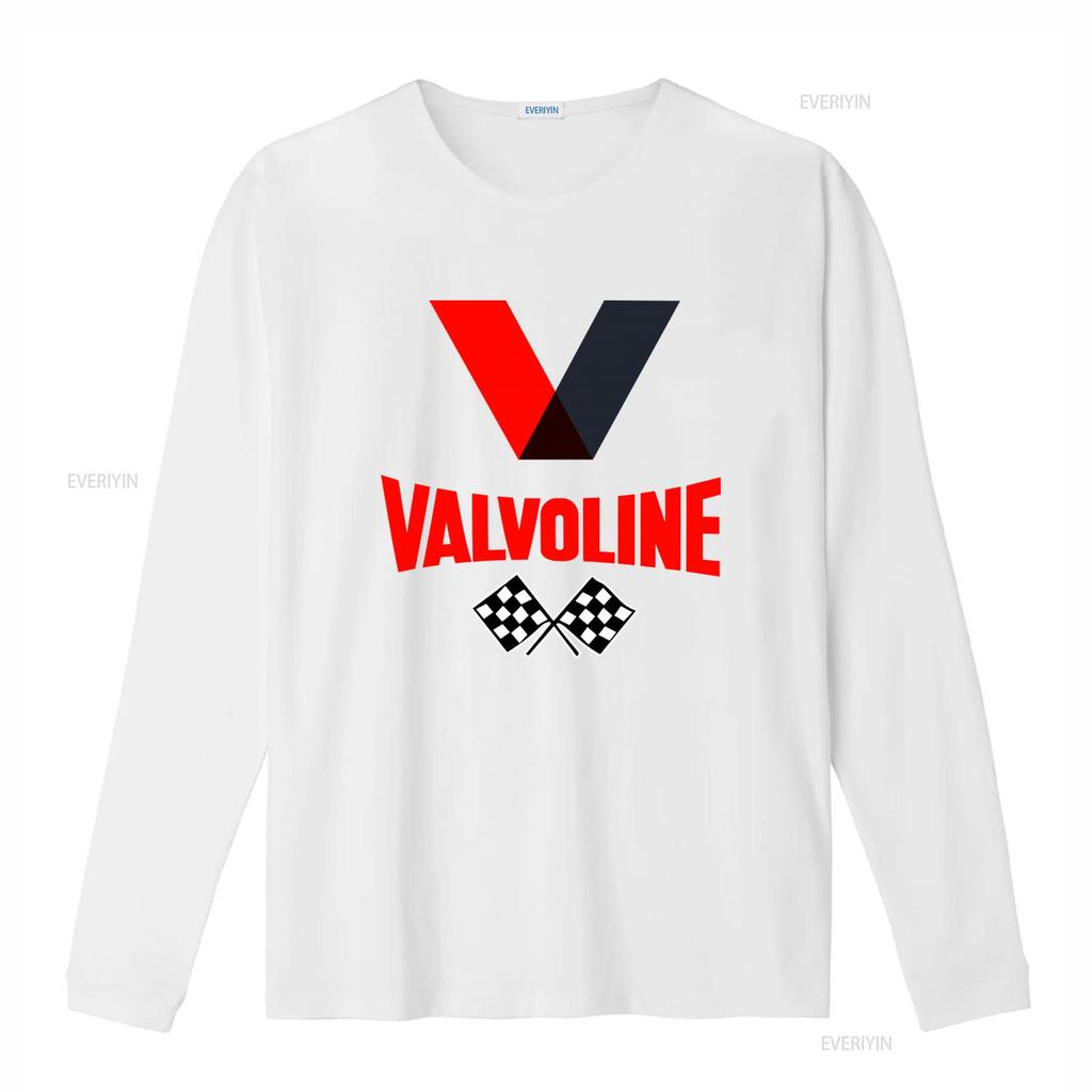 Valvoline Классическая футболка Дизайн в стиле американских автомобилей и моторного масла Доступна в различных размерах Цвета винтажный Стирка vintage Повседневная Дышащая