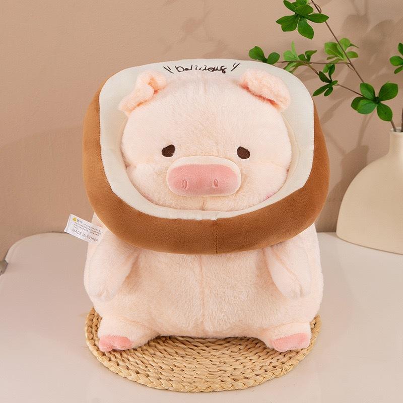 Super Cute Koi Pig Doll Plush Toy Little Girl Cloth Doll Cute Pig Doll Birthday Gift