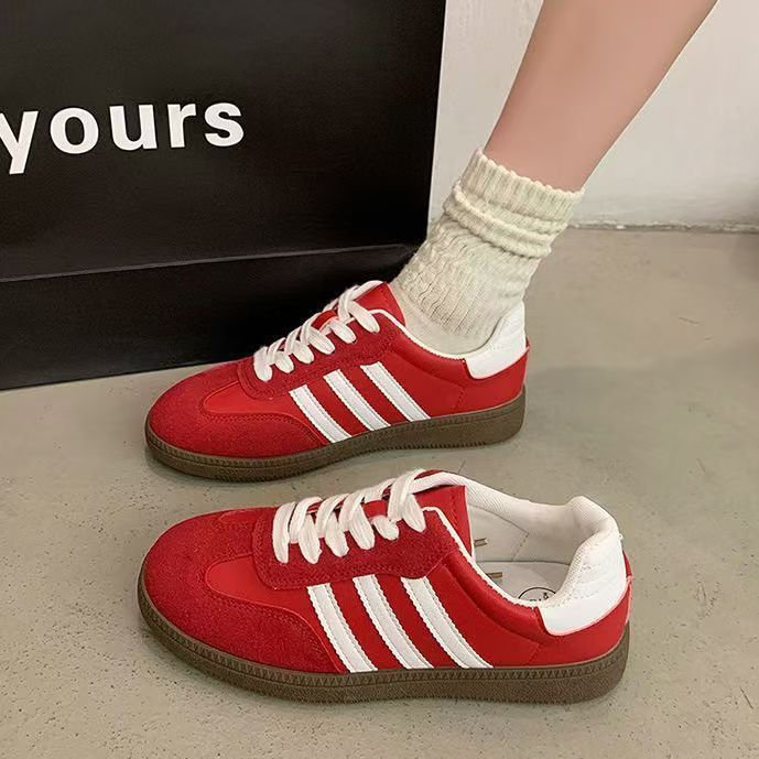 Мягкая кожа женские новые осенние универсальные ретро кеды на платформе повседневная спортивная обувь женская